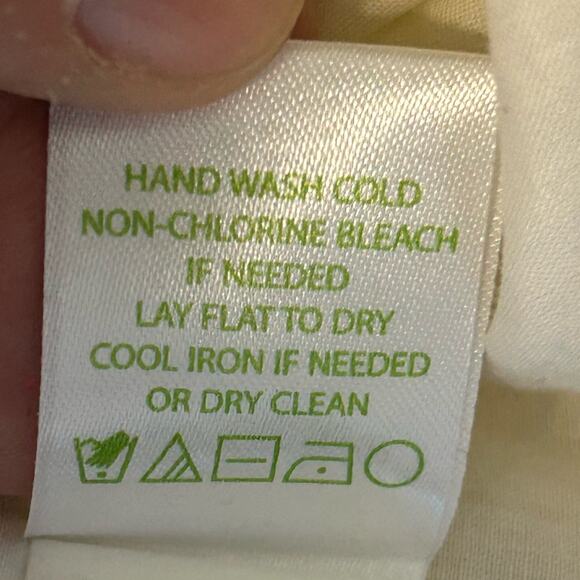 Lilly Pulitzer vintage first impressions floral Lace yellow white mini dress 0 - Picture 9 of 12